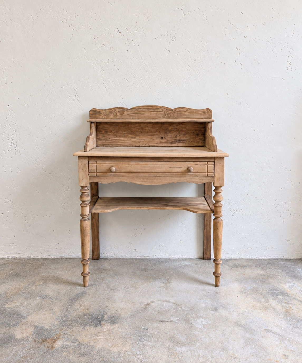 Bureau / coiffeuse bois brut