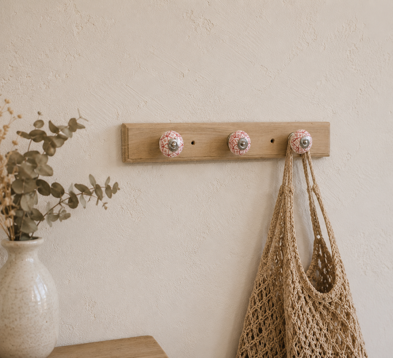 Patères / porte manteaux chêne massif