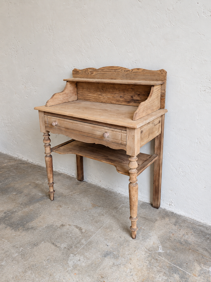 Bureau / coiffeuse bois brut