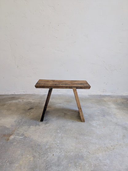 Banc bois massif esprit cottage