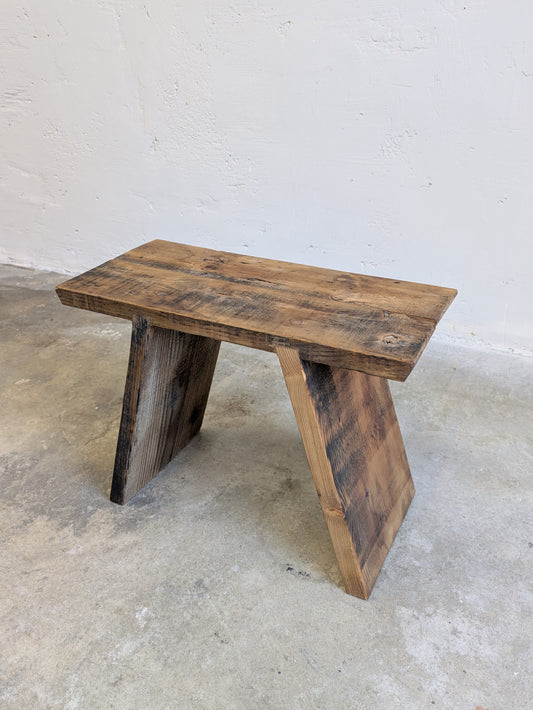 Banc bois massif esprit cottage