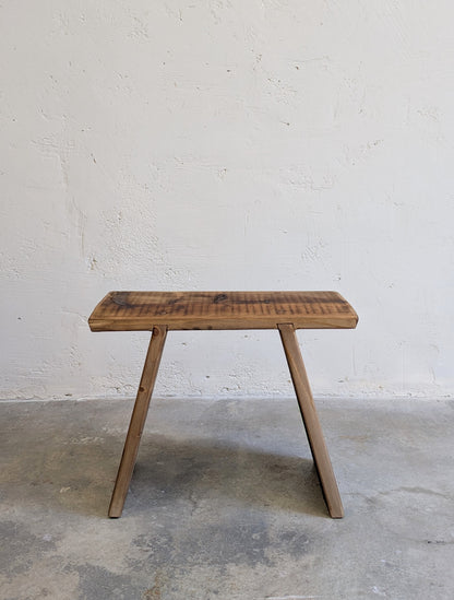 Banc artisanal bois ancien