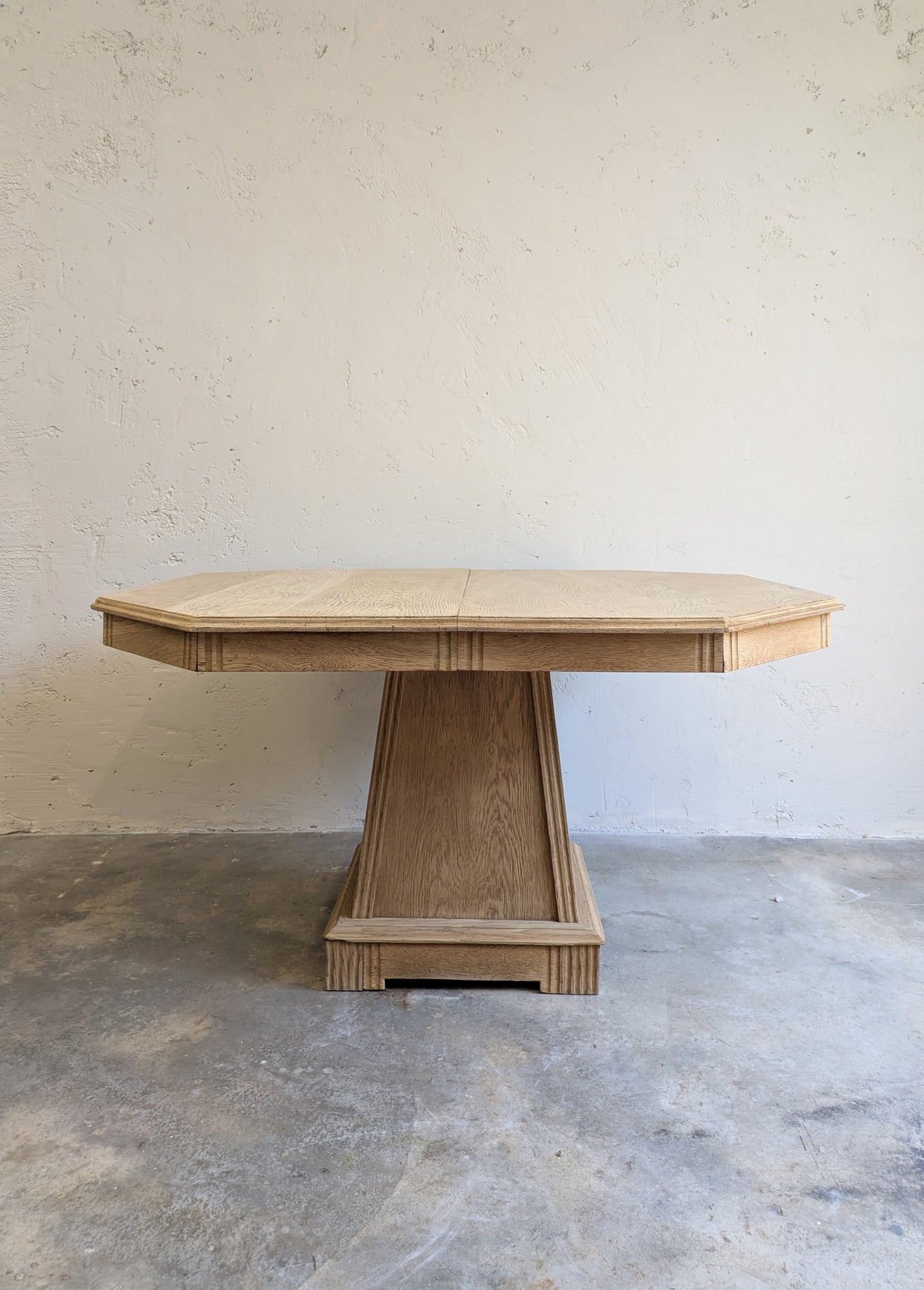 Table chêne art déco – extensible