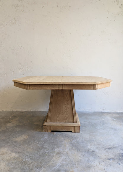 Table chêne art déco – extensible