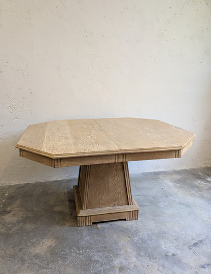 Table chêne art déco – extensible
