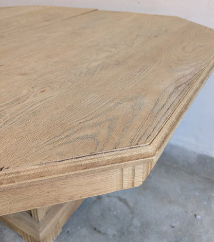 Table chêne art déco – extensible