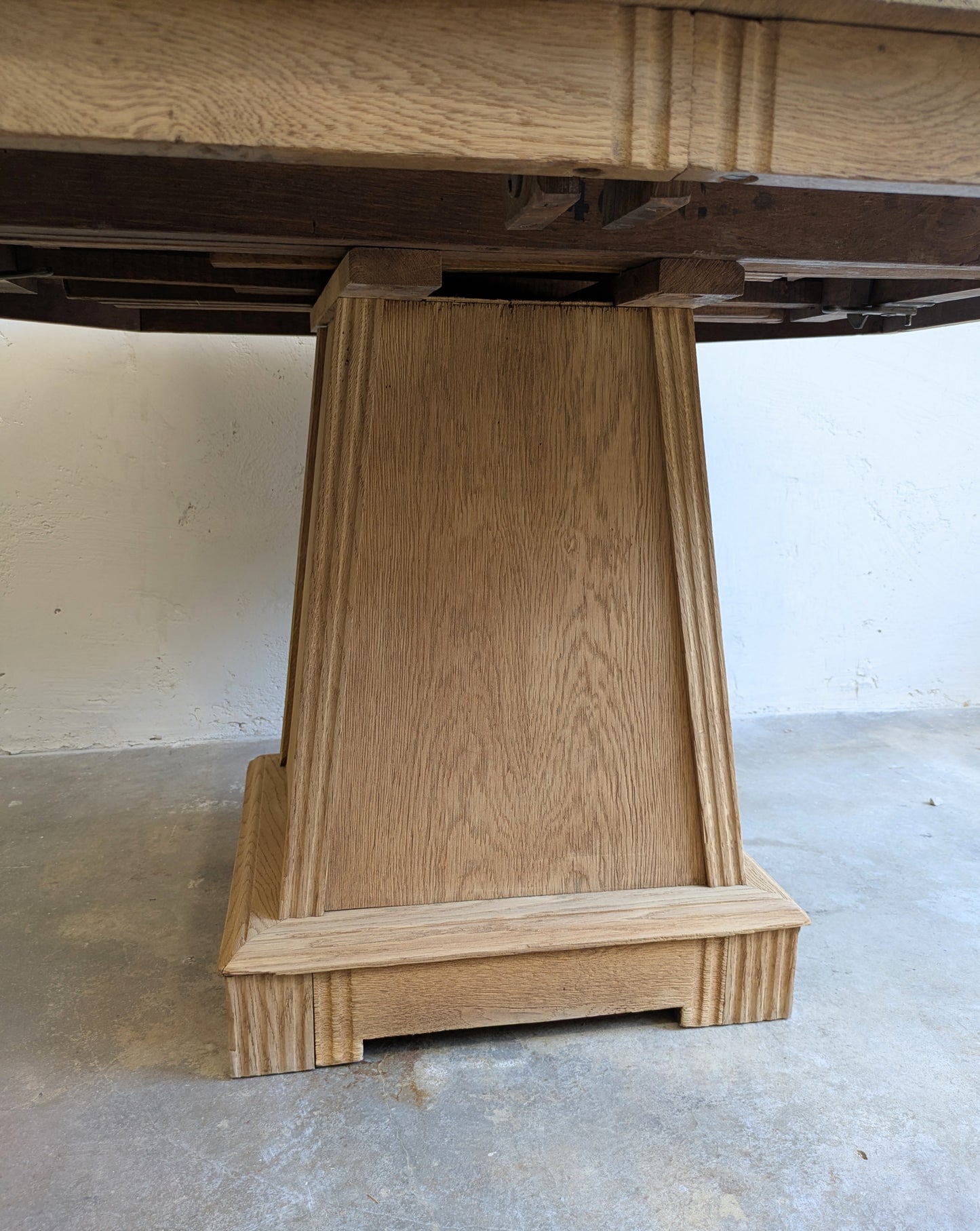 Table chêne art déco – extensible