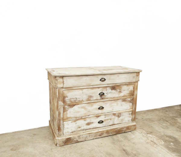 Commode-Blanche-bois-vintage-meuble-ancien-meuble-de-metier-patine-ceruse-blanc-2