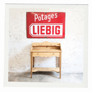 Coiffeuse Vintage Bois Brut