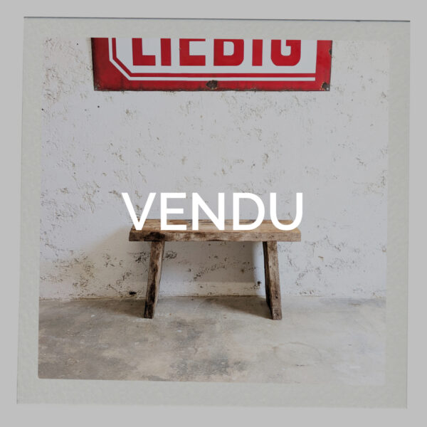 Banc Vintage Bois Brut