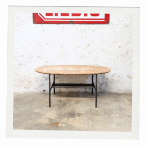 Table Basse Marbre Acier